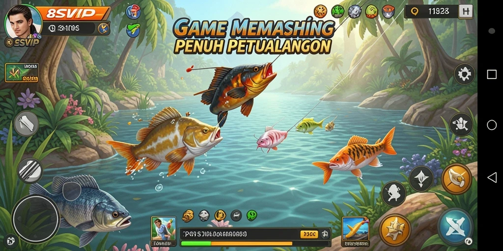 Tangkapan ikan yang menakjubkan dalam gameplay 8SVIP.