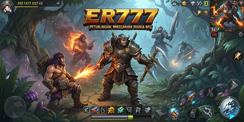 Tampilan gameplay yang menarik dan penuh aksi dari ER777.