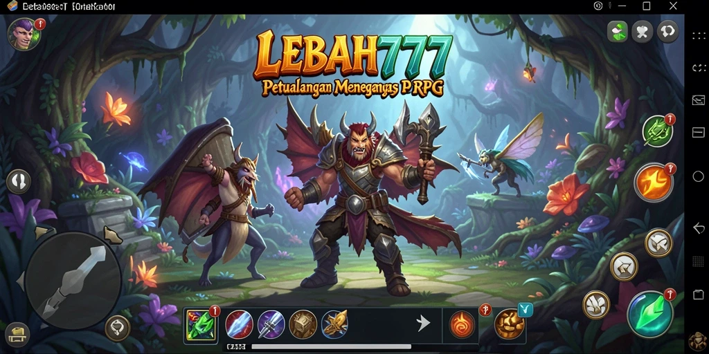 Tampilan menarik dari gameplay RPG LEBAH777 yang mendebarkan.