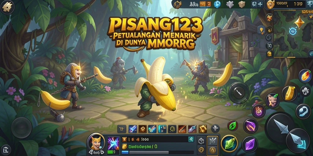 Screenshot menampilkan petualangan epik dalam PISANG123.