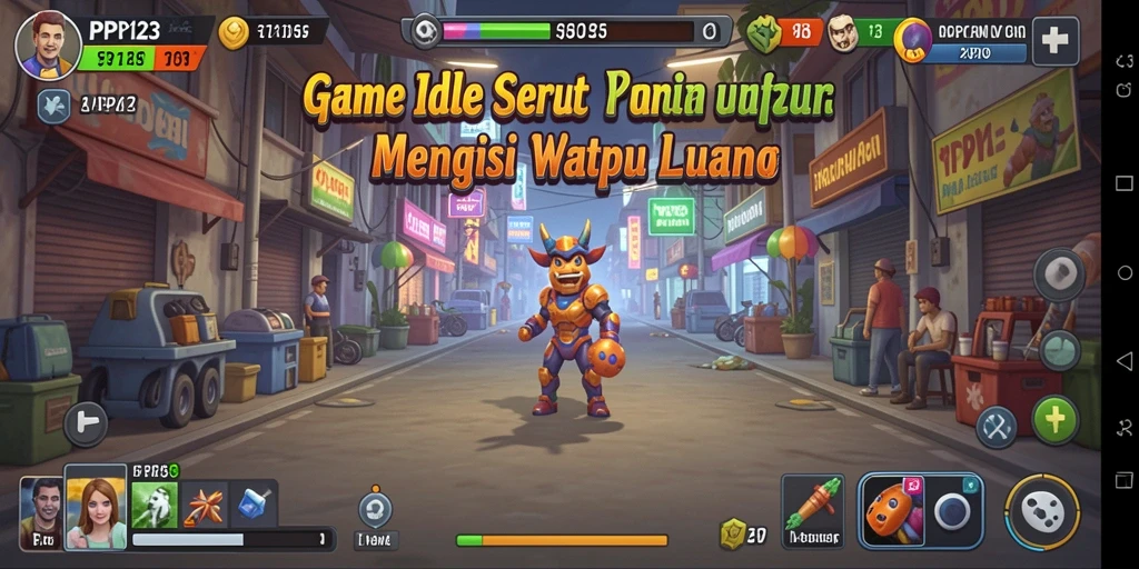 Tampilan gameplay PP123 yang menarik dan penuh warna.