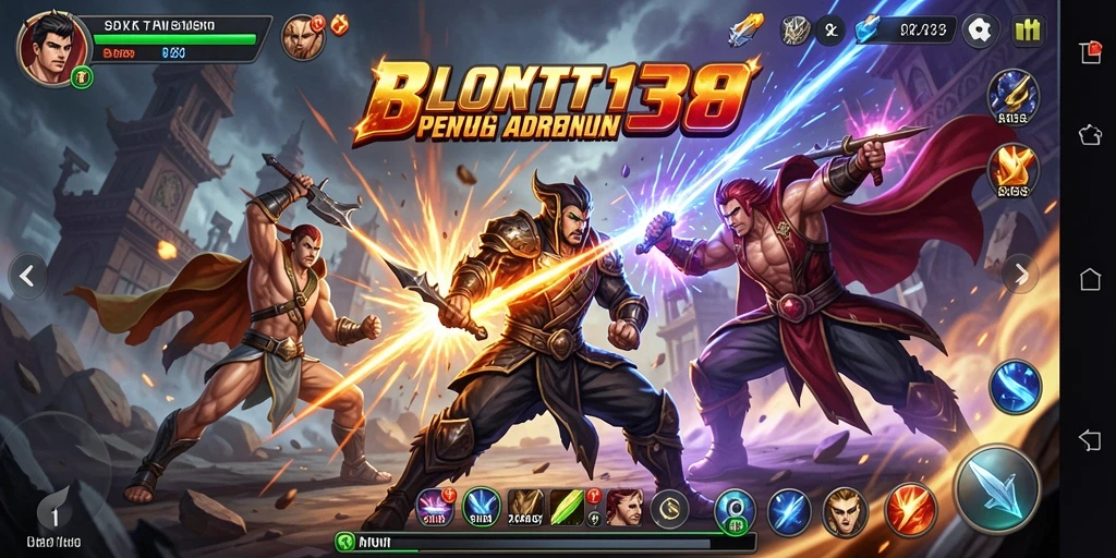 Tampilan gameplay <strong>SLOT138</strong> yang menegangkan dan penuh aksi.