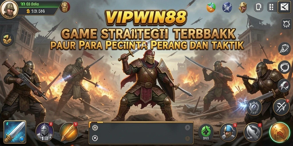 Tampilan gameplay <strong>VIPWIN88</strong> yang mendebarkan dengan taktik yang menantang