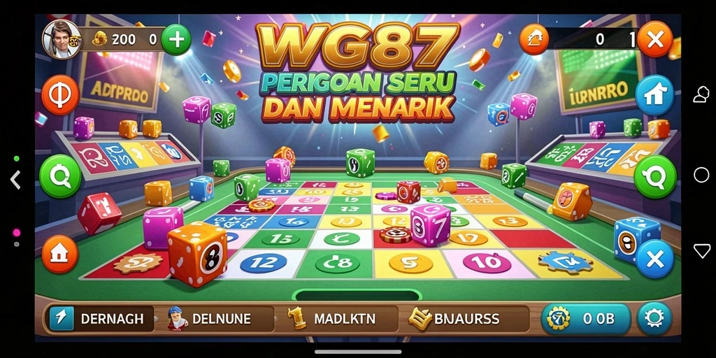 Tampilan permainan Bingo WG87 yang seru dan interaktif.